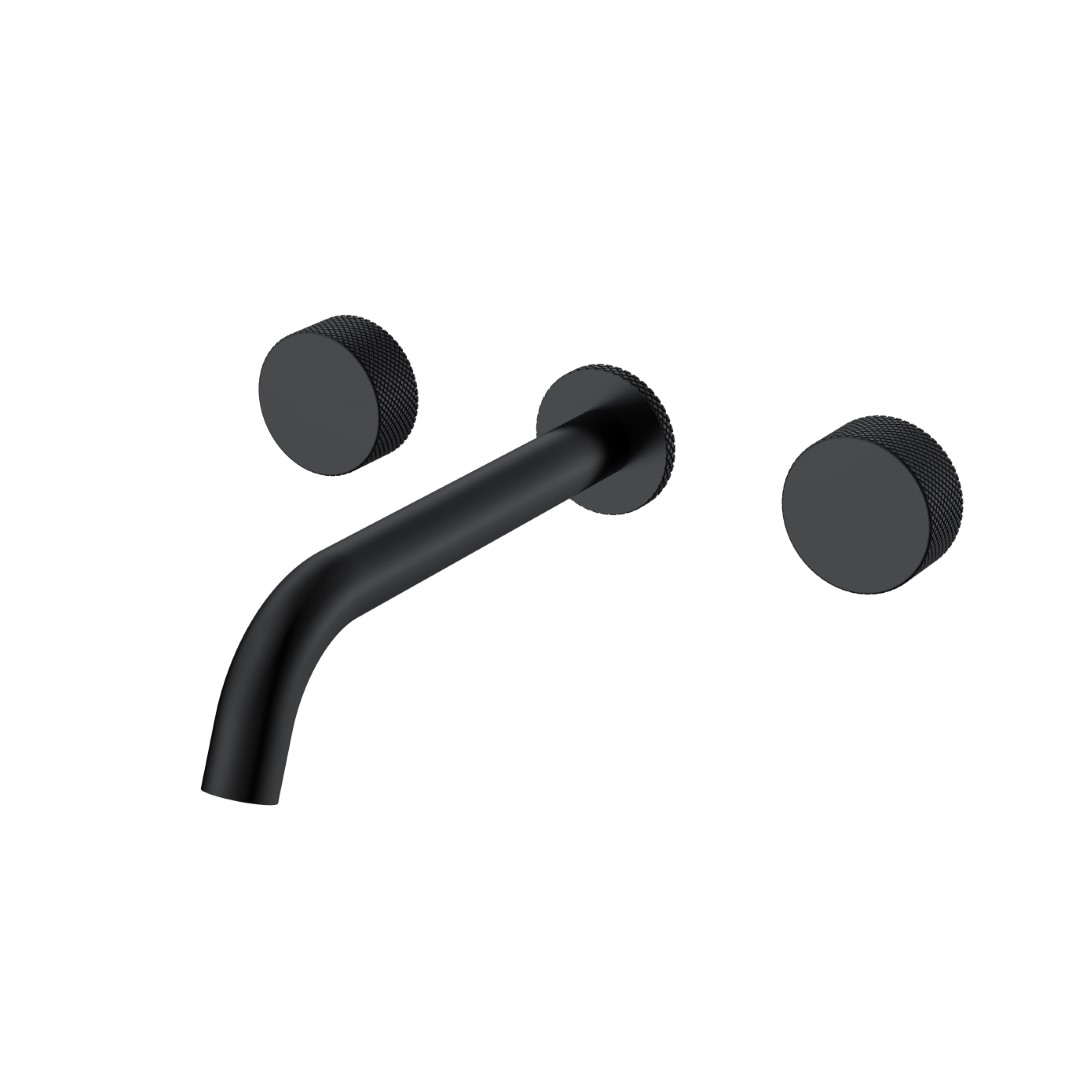 смеситель скрытого монтажа для умывальника boheme stick touch 152-2-b.2 черный