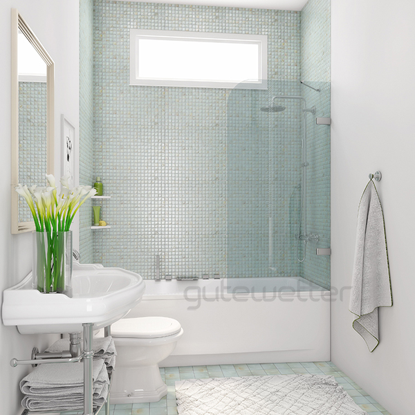 шторка на ванну gutewetter trend pearl gv-861a 60x160 (золото металлик)