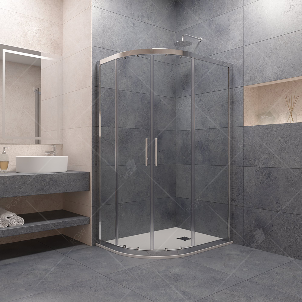 душевой уголок rgw passage rgw pa-61 80x120 стекла прозрачные, профиль хром