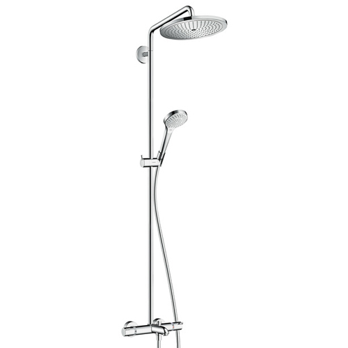 душевые системы hansgrohe croma select 280 air 1jet showerpipe 26792000