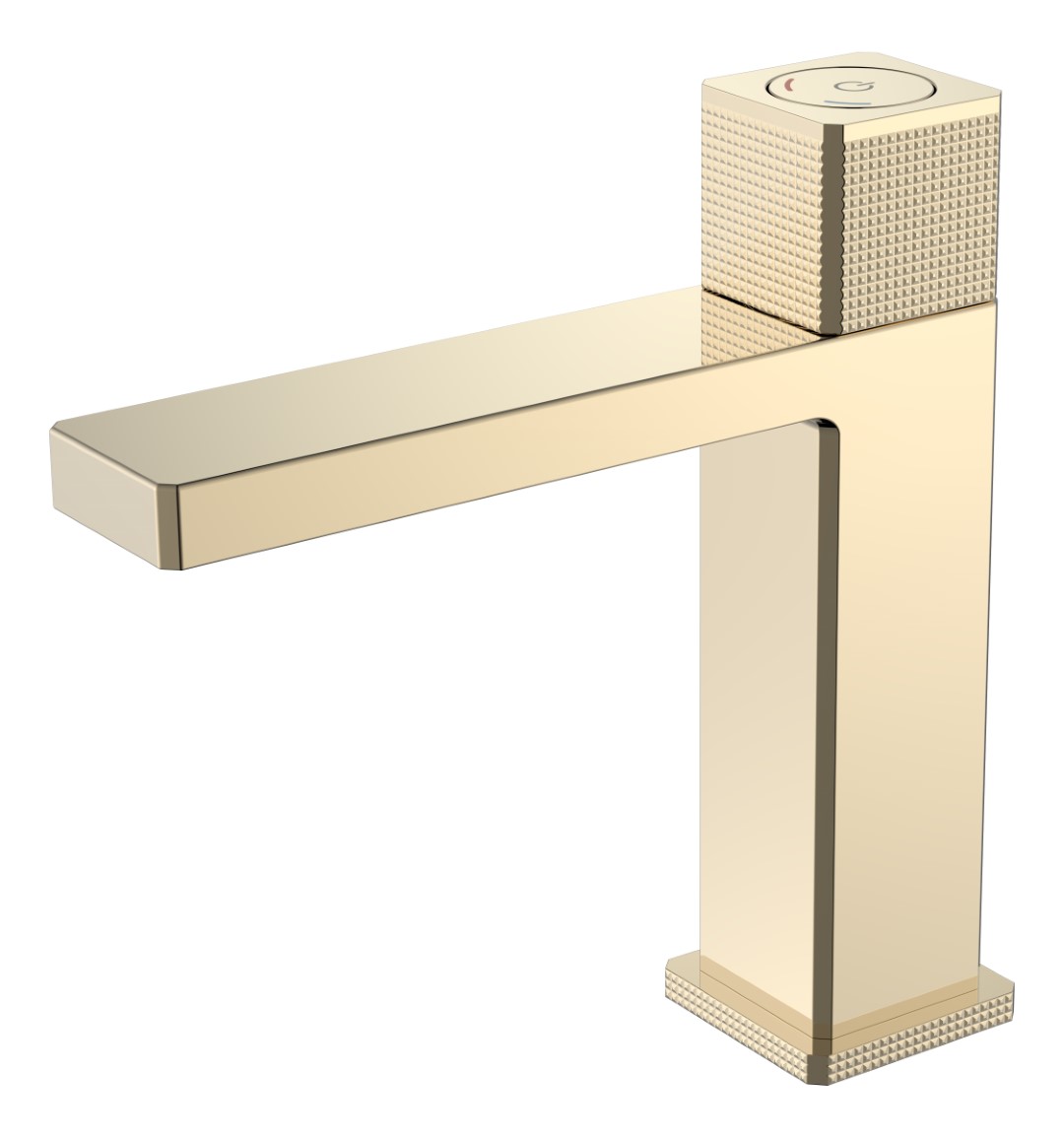 смеситель для умывальника boheme uno gold 159-g золото