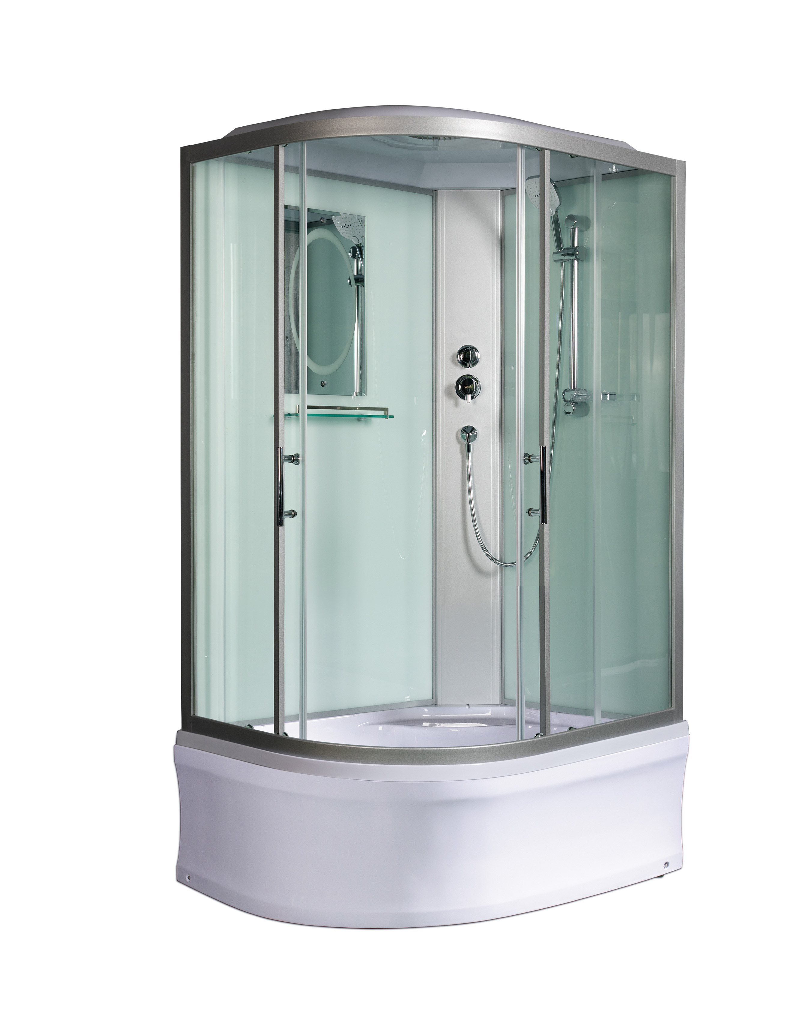 душевая кабина welt-wasser halle 1202 с крышей
