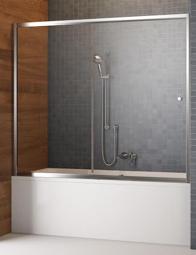 шторка на ванну radaway vesta dwj 160x150  (прозрачное)