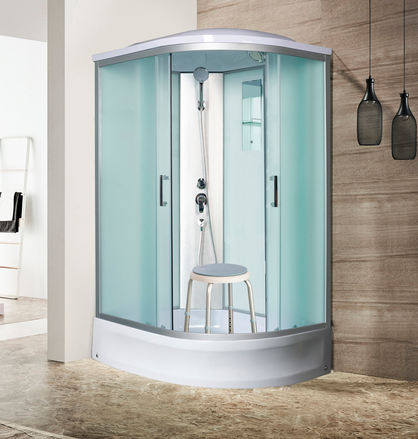 душевая кабина river desna 100/80/24 mt 100x80 l