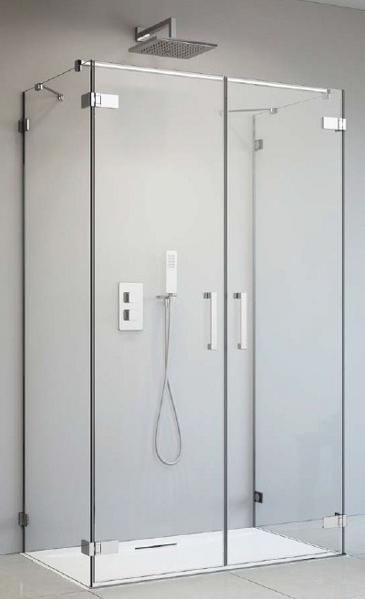 душевой уголок radaway arta dwd+ 2s 80x100 прозрачное/хром