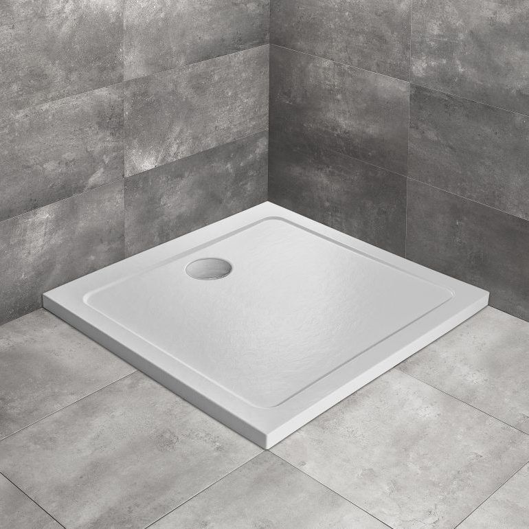 душевой поддон radaway doros a 100x100 stone white