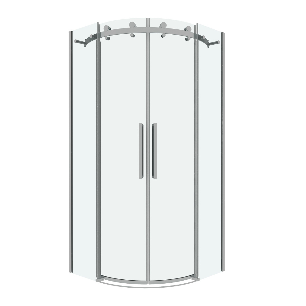 душевой уголок grossman classic 90x90 стекло прозрачное / профиль хром