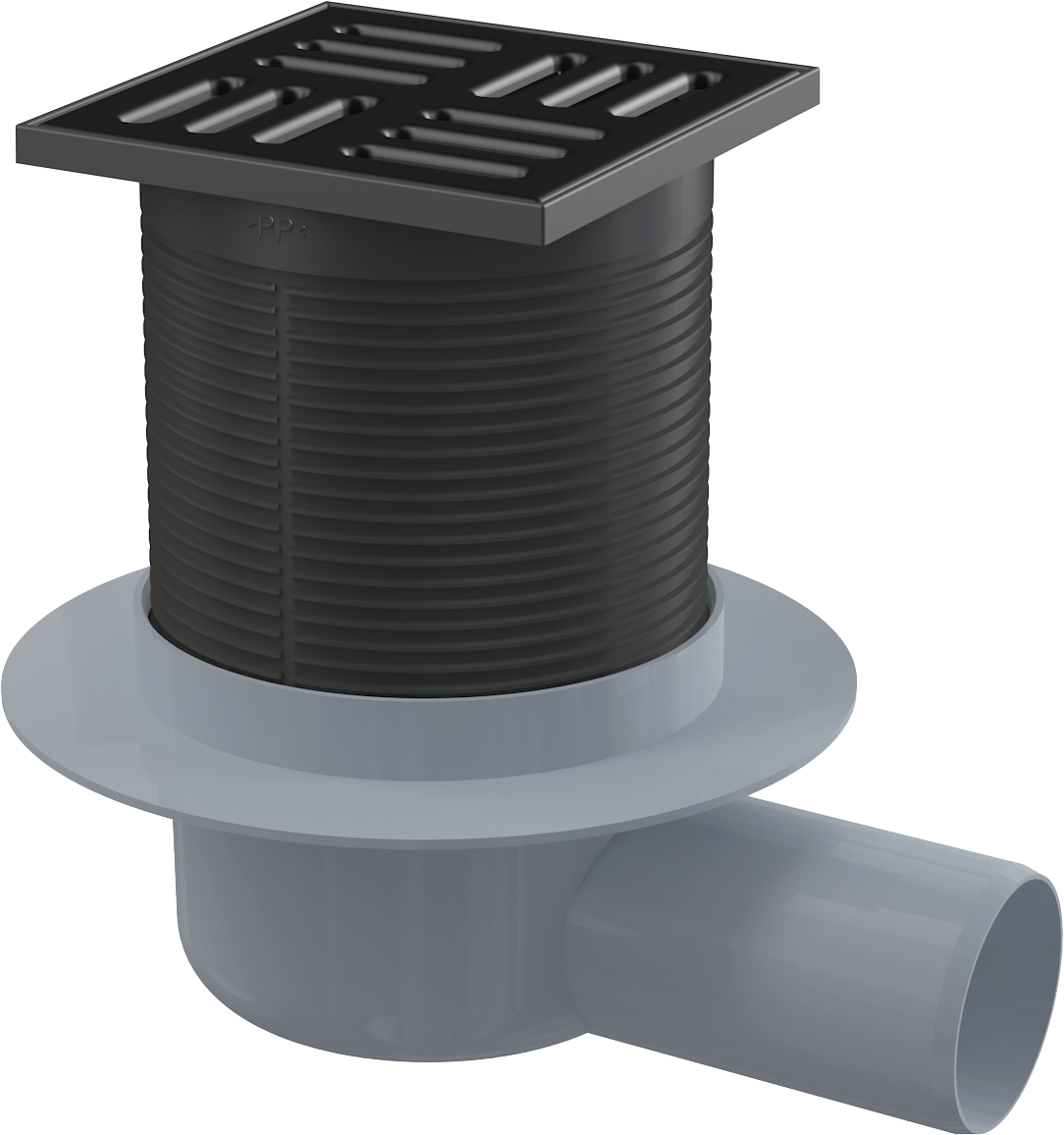 сливной трап alcaplast 105x105/50 apv31black