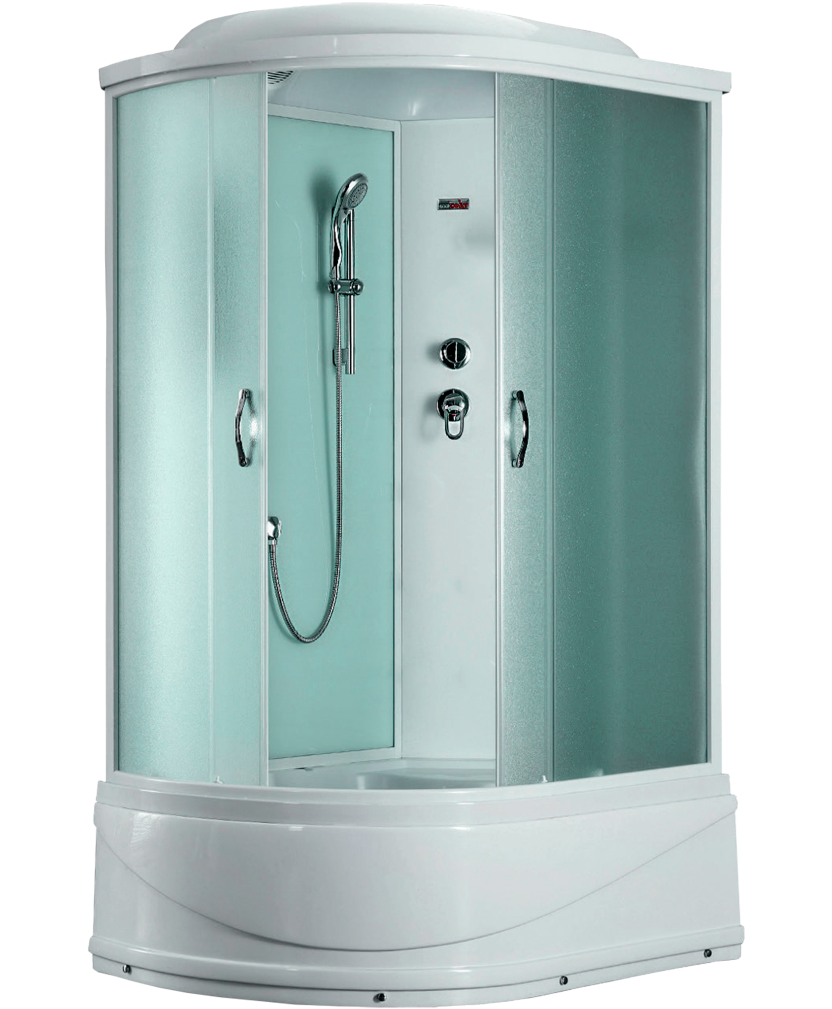душевая кабина timo eco te-0720pr 120x80 правая, стекла матовые, профиль белый