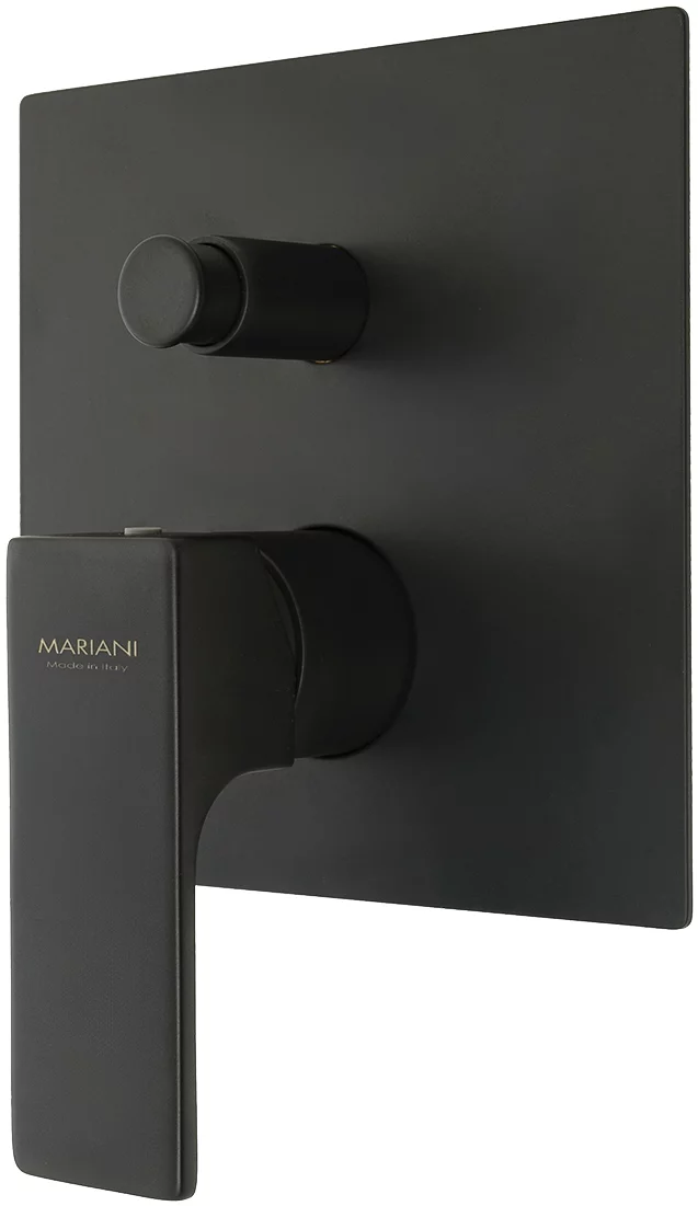 смеситель для душа mariani rebel b14173re черный матовый