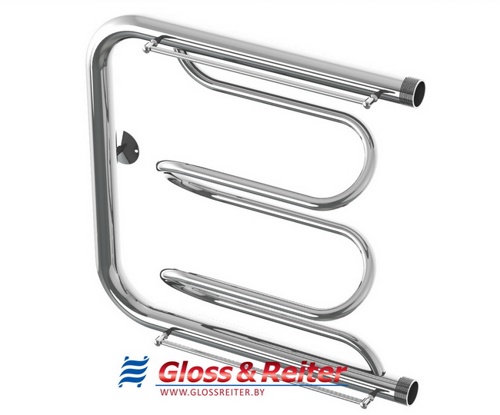 полотенцесушитель водяной gloss&reiter twist пм.3.50х80 (1.1/4").1