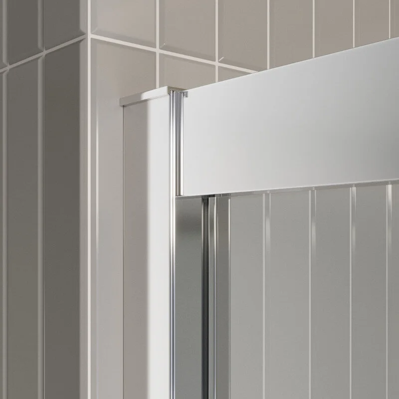 душевой уголок belbagno luce-ah-22-130/125-c-cr, стекло прозрачное/профиль хром