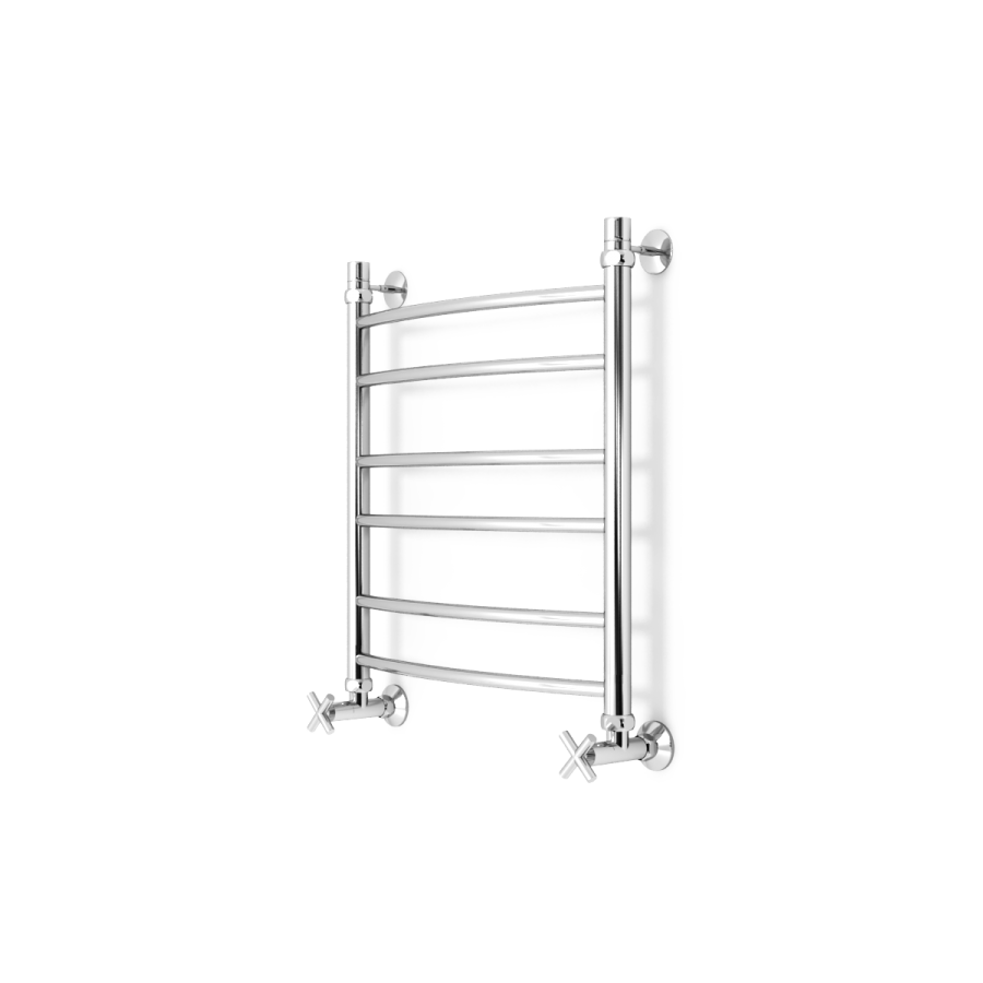 полотенцесушитель zorg varta 500/600 50x60 нижнее подключение, хром