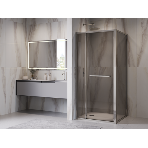 душевой уголок rgw leipzig le-45 120x90 тонированное стекло / профиль хром