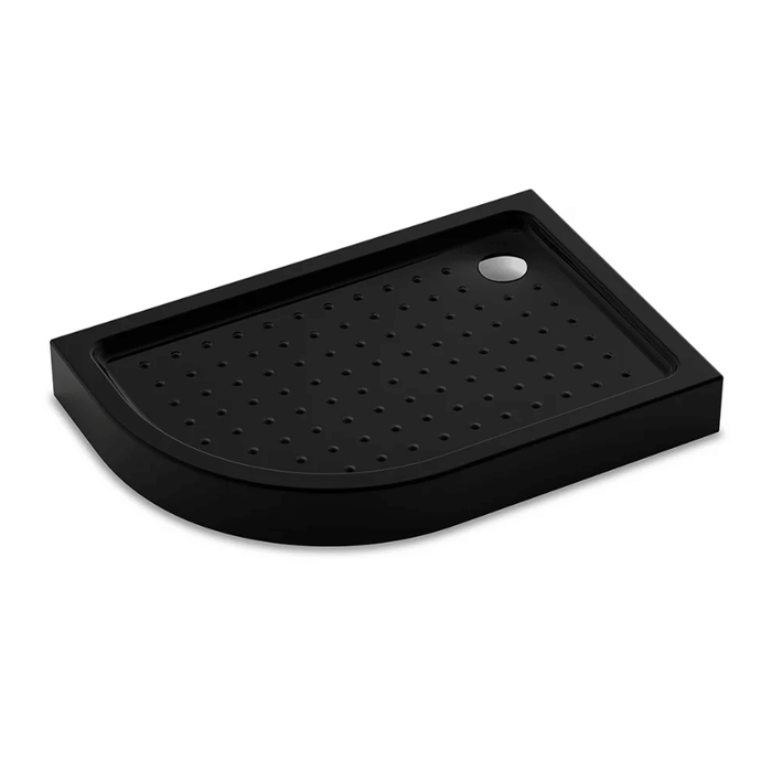 душевой поддон veconi tz-55rb 100x90 черный