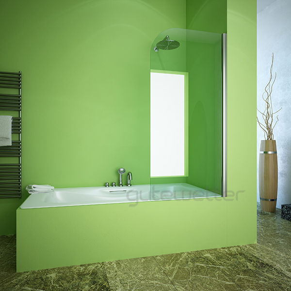 шторка на ванну gutewetter lux pearl gv-601a 70x160 (бронза)