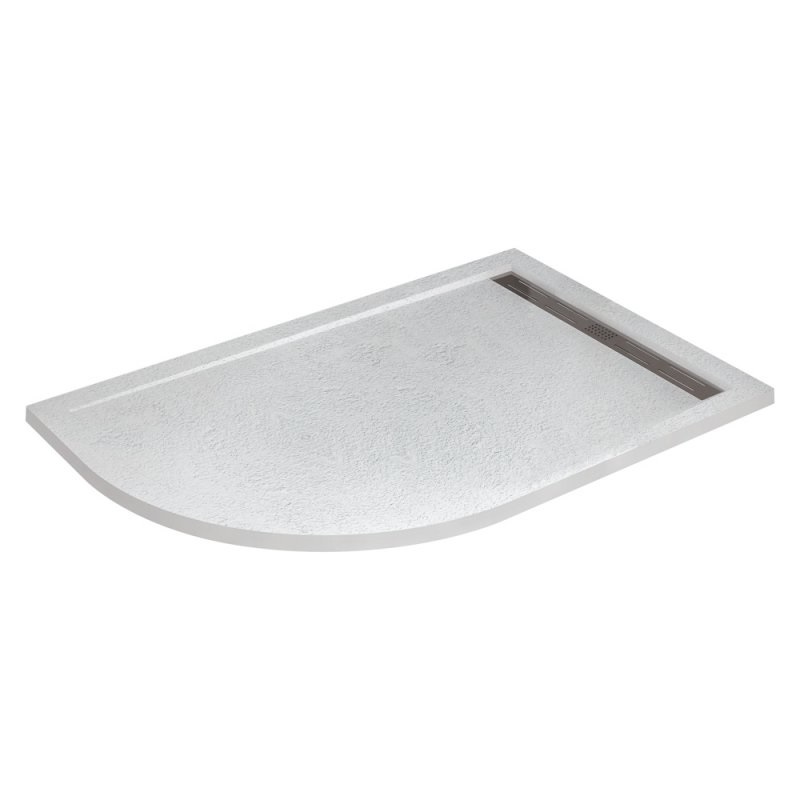 душевой поддон cezares tray-as-rh-100/80-30-w-r 100x80 правый, без сифона, белый