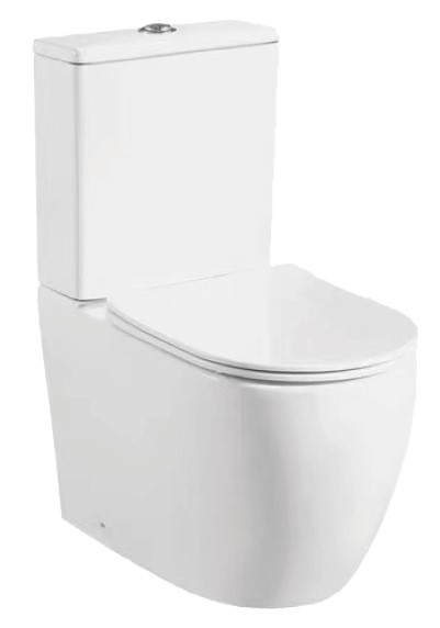 унитаз напольный milleau roche 8381 60,5x38 сиденье duroplast, softclose