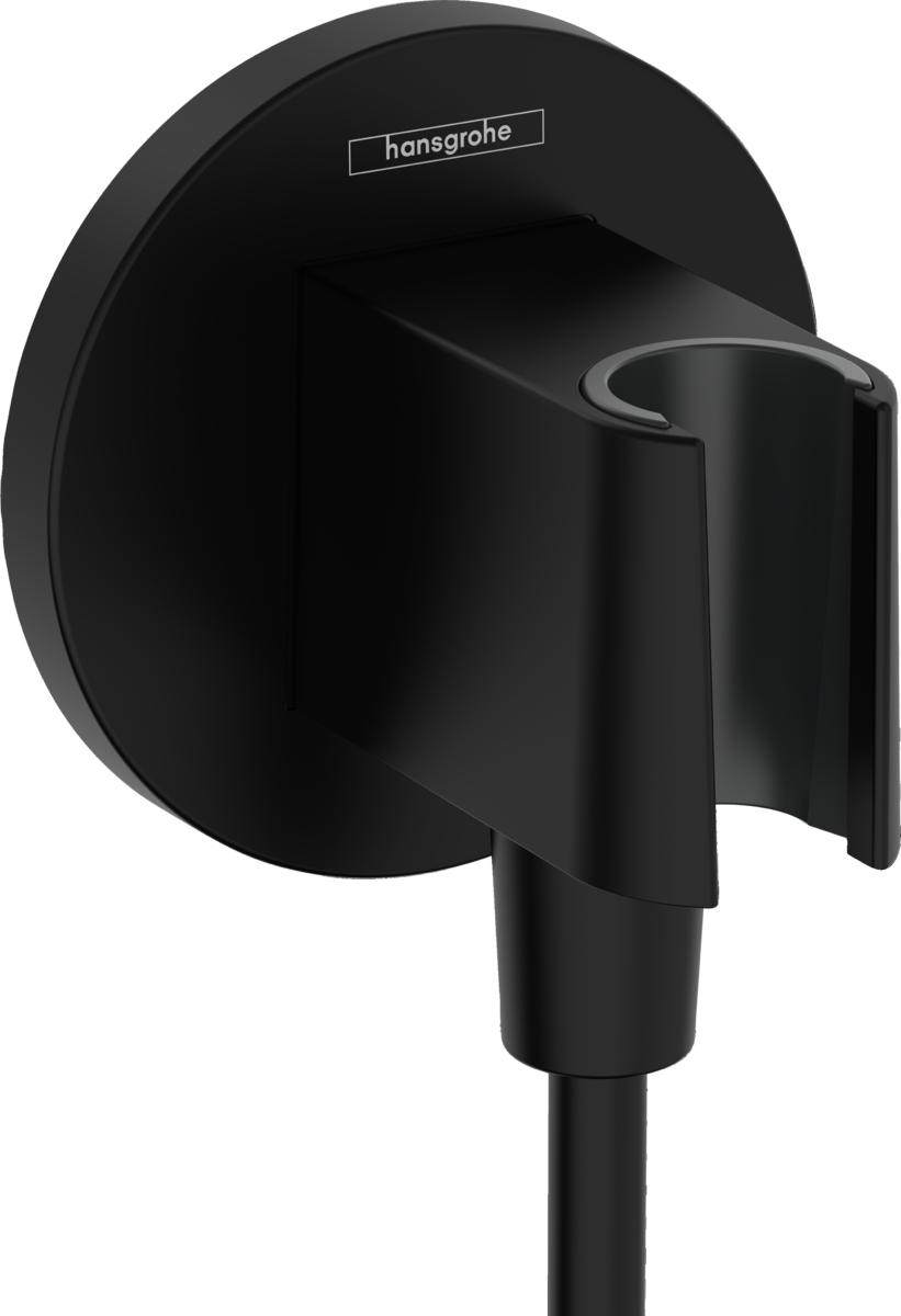 шланговое подсоединение hansgrohe fixfit s 26888670 чёрный матовый