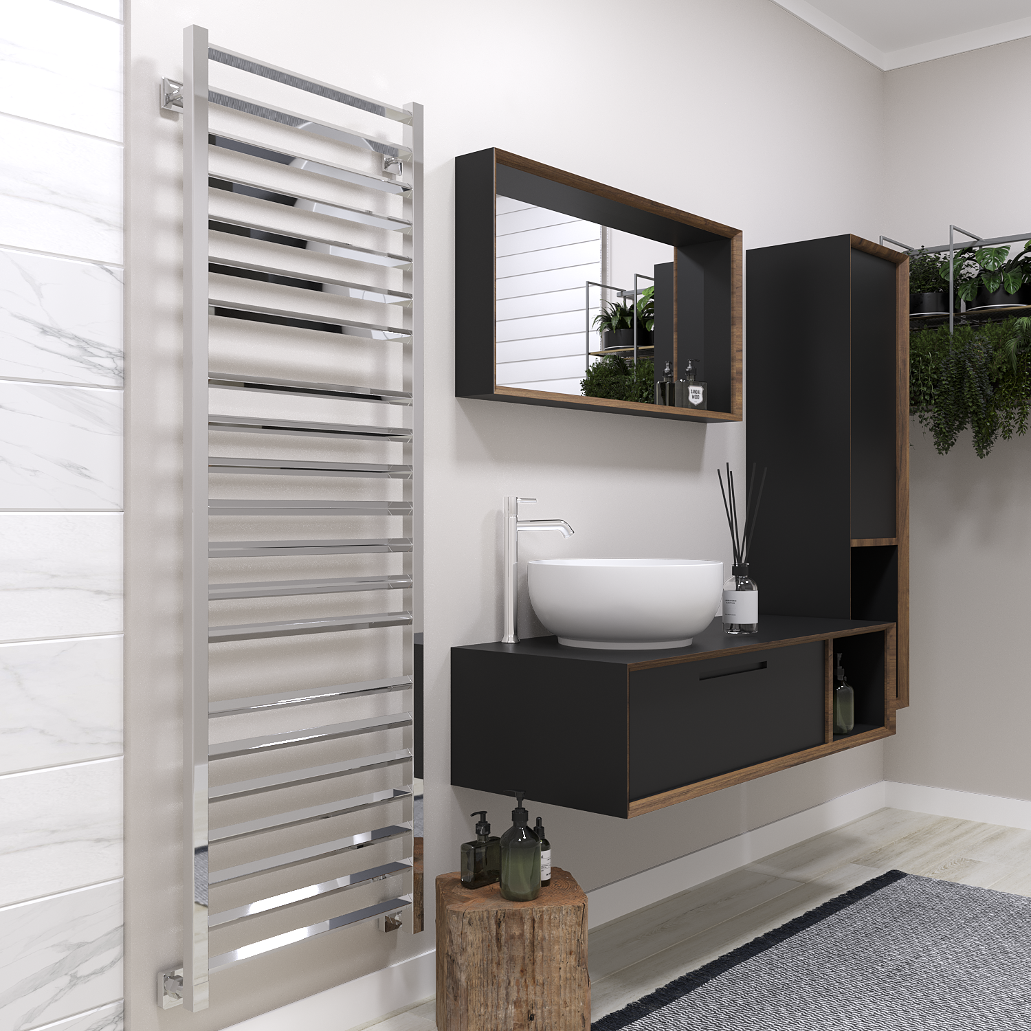 полотенцесушитель водяной stinox sorento luxe 50x160