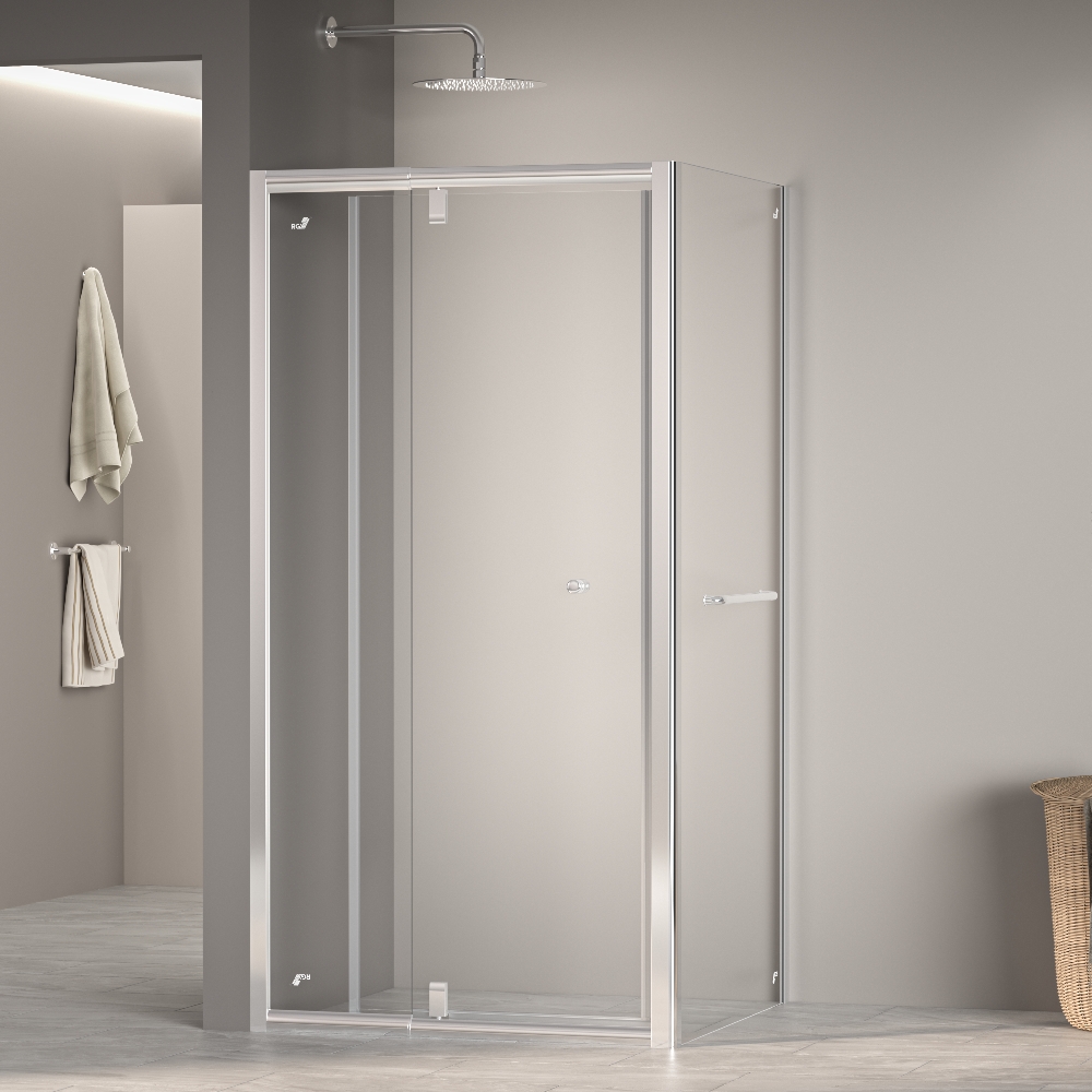 душевой уголок rgw passage pa-32-1 80x80 прозрачное стекло / профиль хром