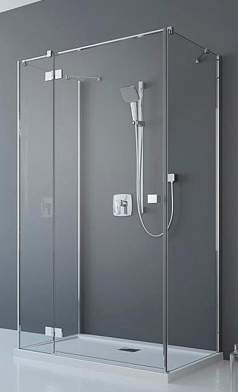 душевой уголок radaway essenza kdj+s 100x90 прозрачное/хром