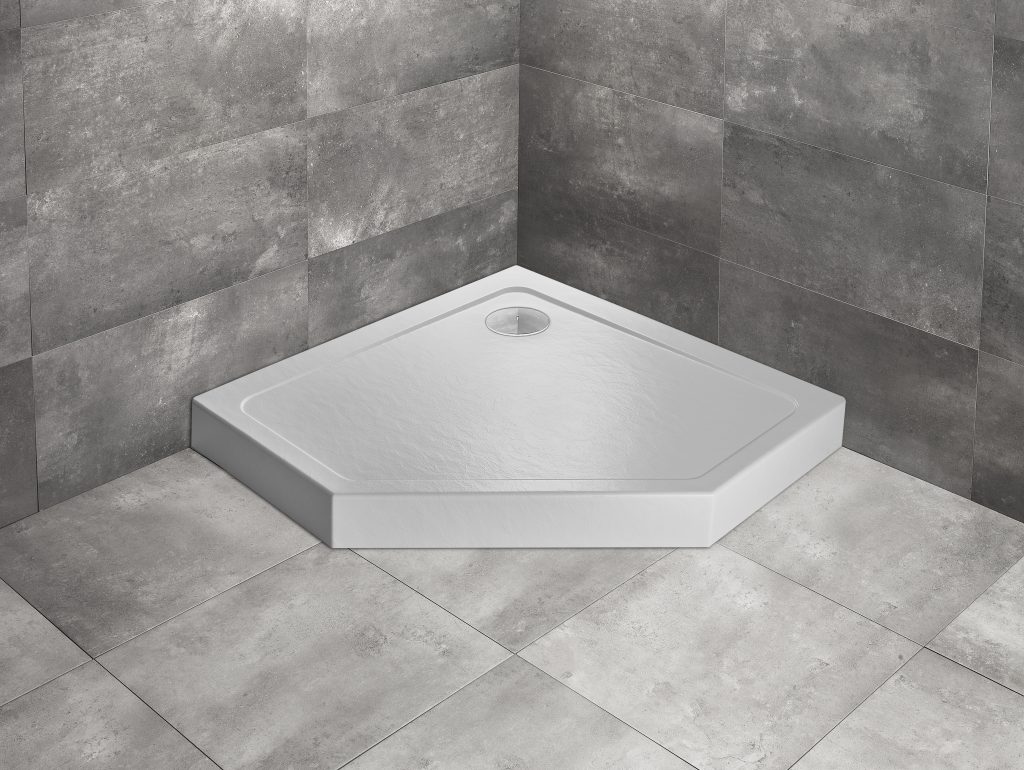 душевой поддон radaway doros pt compact 100x100 stone white
