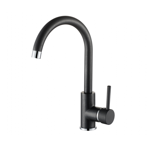 смеситель для кухни aquasanita sabia 5523 601 black metallic
