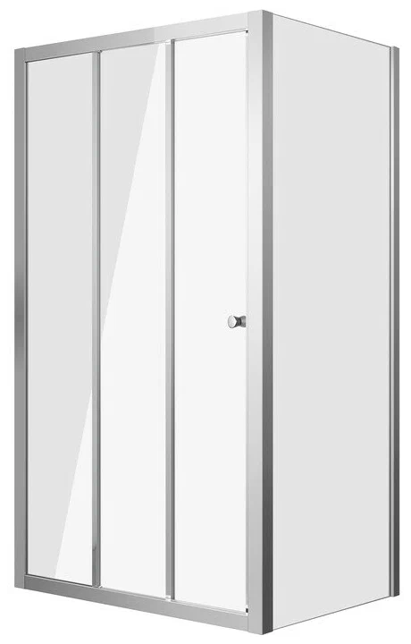 душевой уголок grossman falcon gr-d110-p80fa 110x80 стекла прозрачные, профиль хром