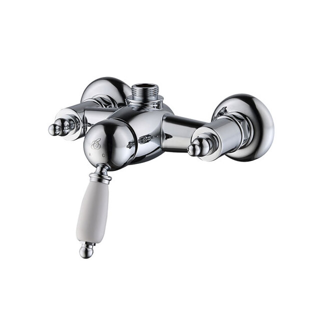 смеситель для душа caprigo adria uno 02-517-crm хром/белый