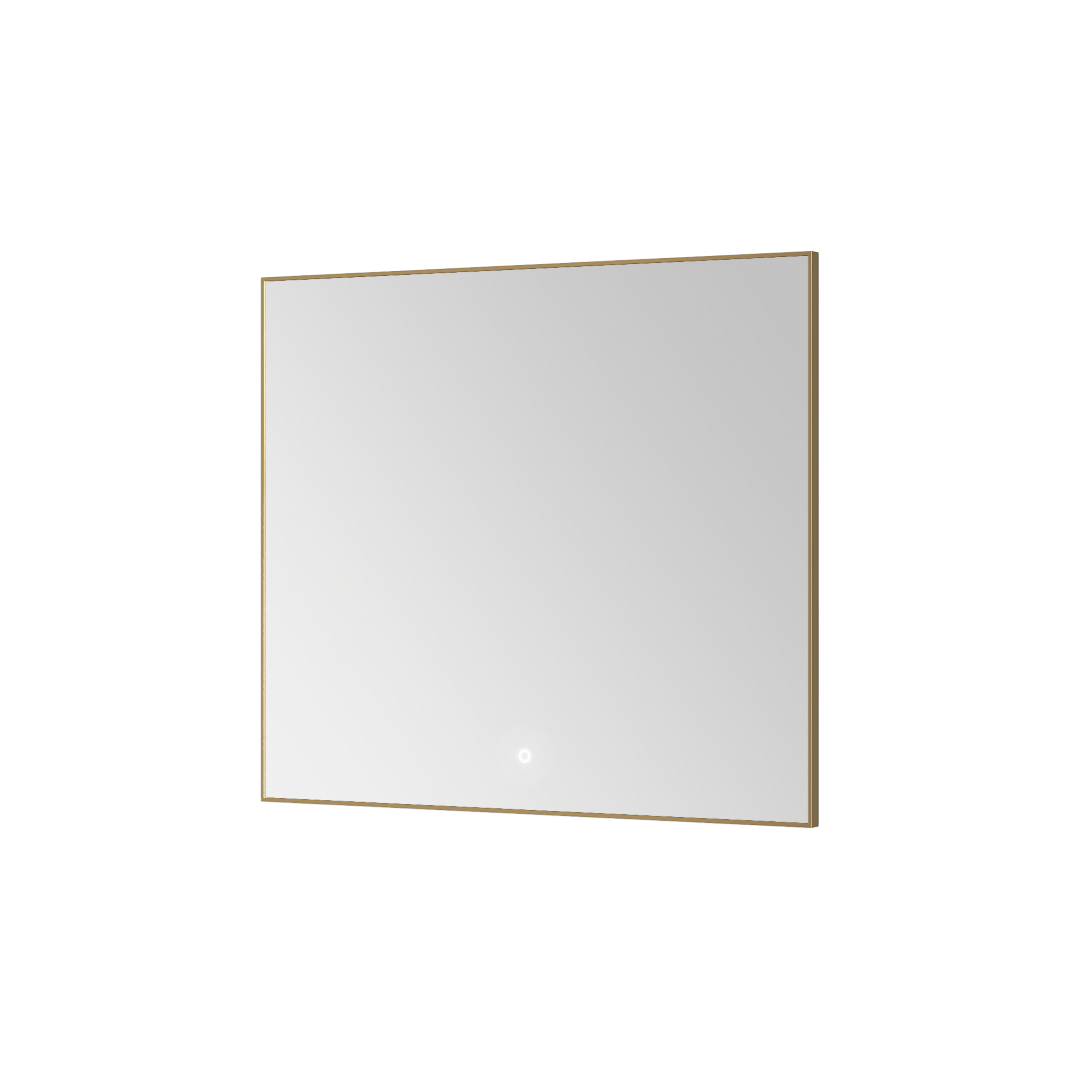 зеркало boheme modern 543-080-g 80x70 с подсветкой, золото