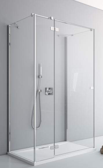 душевой уголок radaway fuenta new kdj+s 120x80 прозрачное/хром