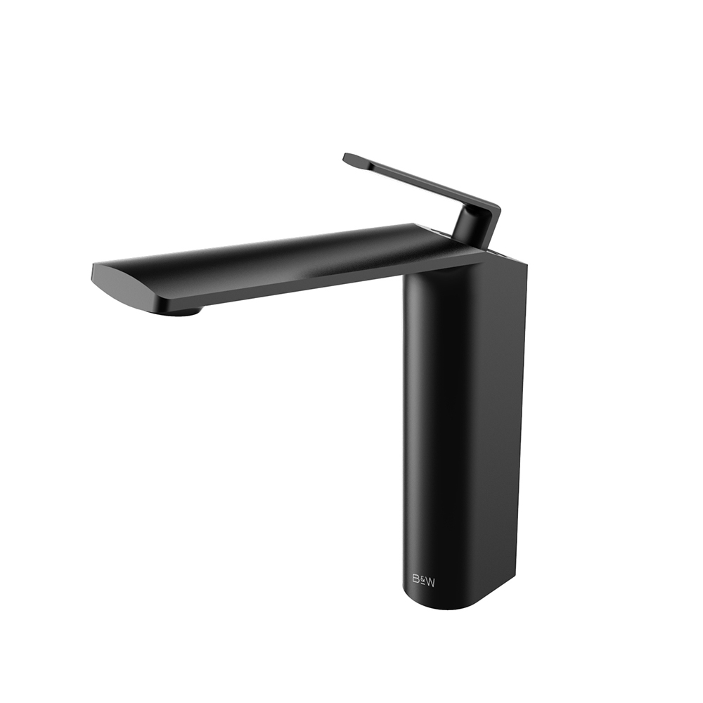 смеситель для умывальника black&white gravity gf-7204-mb черный матовый