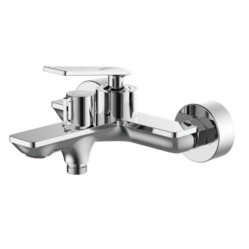 смеситель для ванны haiba hb60589 хром