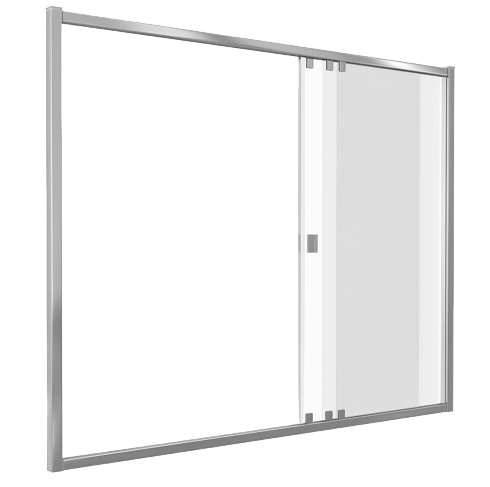 шторка на ванну gooddoor screen wtw-150-g-ch