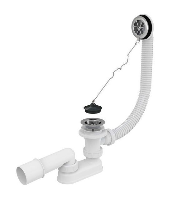 сифон для ванны alcaplast a501-ve-01 хром