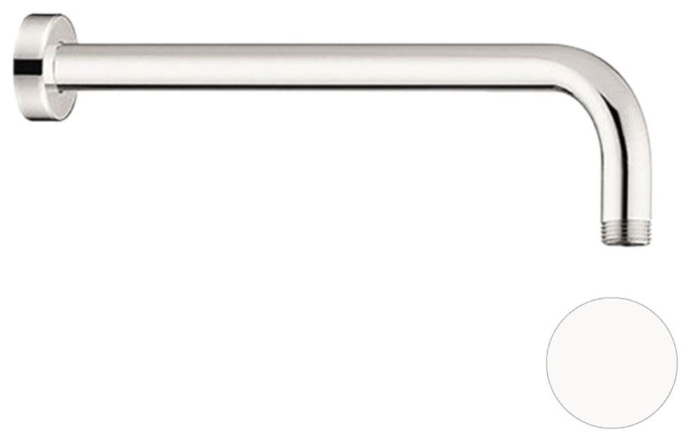 душевой кронштейн remer 40 см 343l40bo белый матовый
