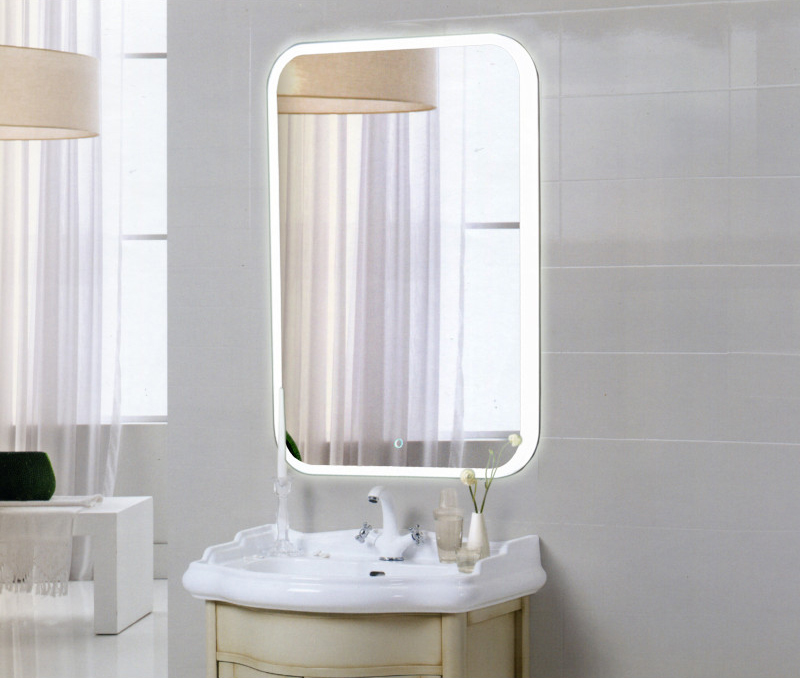 зеркало relisan alexandria 50x70 с led-подсветкой