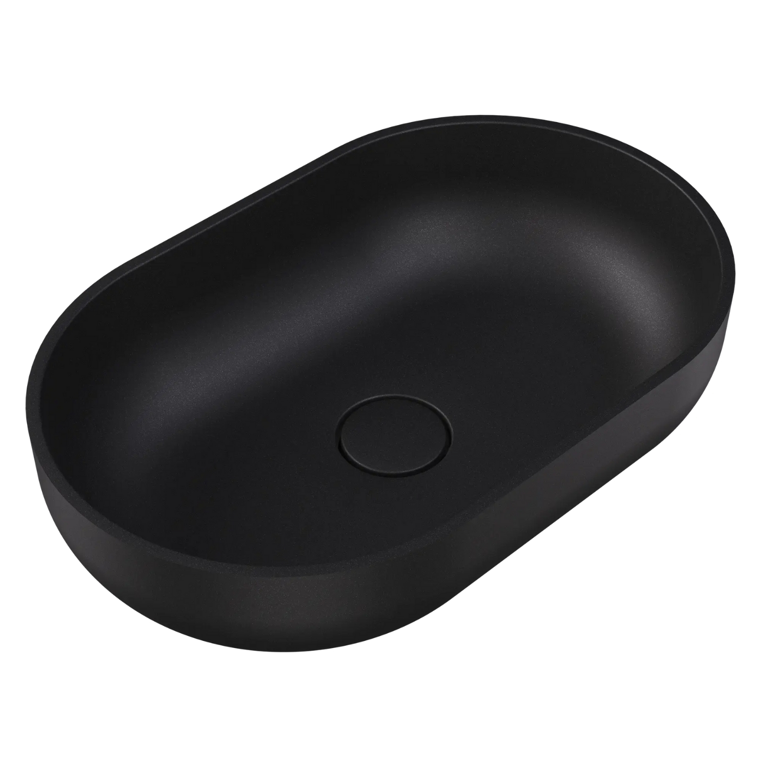 умывальник roxen mary black 55x35 черный