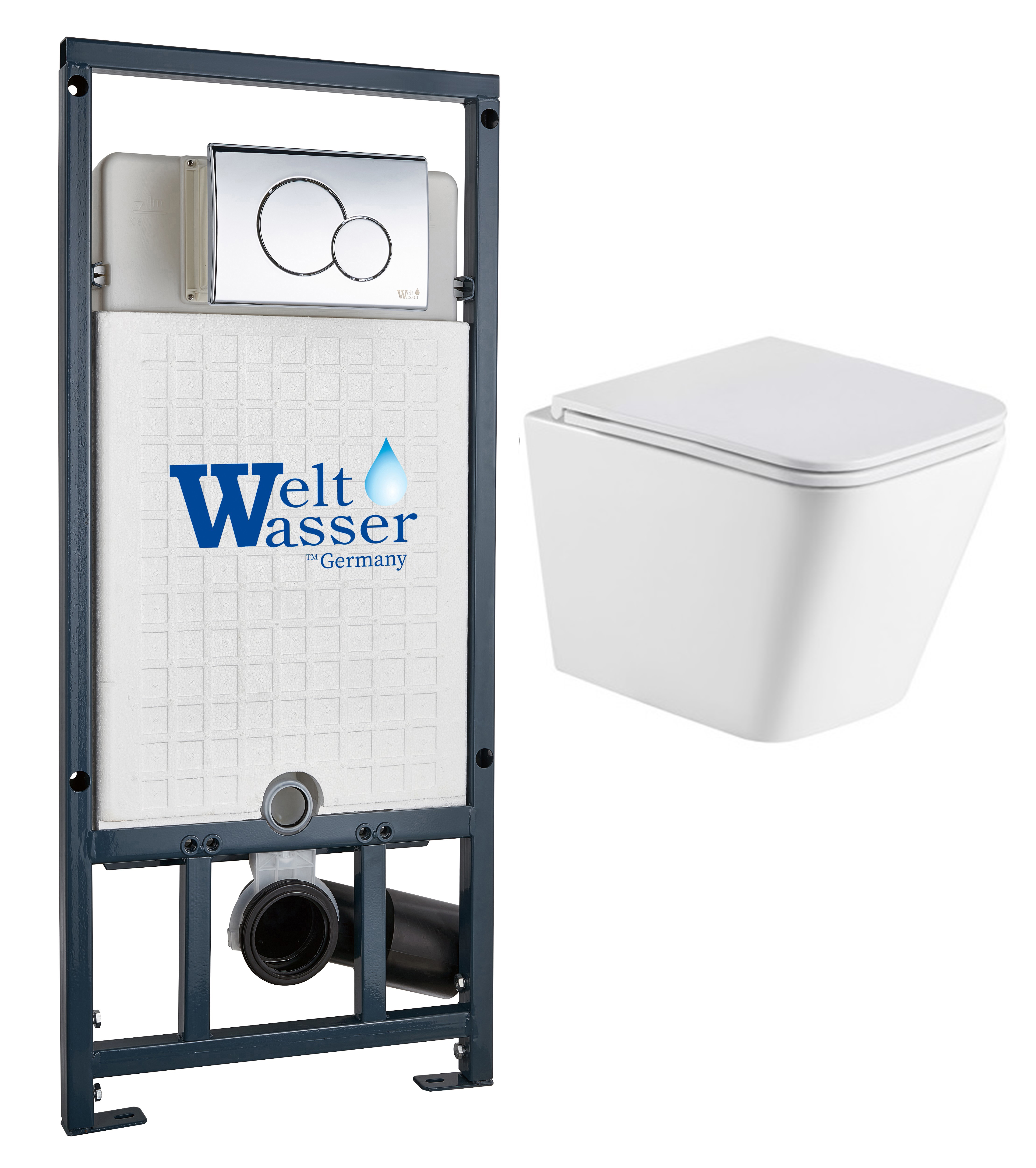 комплект инсталляции welt-wasser marberg 507 с унитазом gelbach 043 gl-wt и клавишей смыва mar 507 rd cr хром