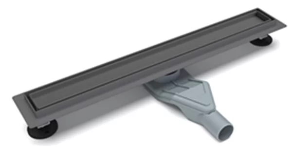 душевой лоток ceramalux cl6138gg-70 вороненая сталь
