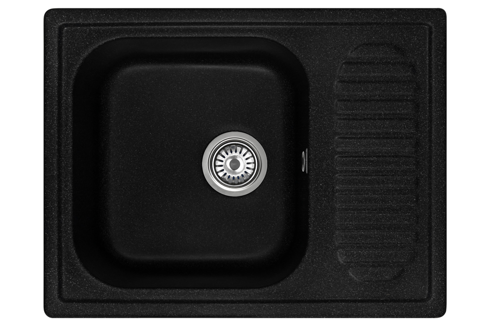 кухонная мойка gran-stone gs 13 308 черный