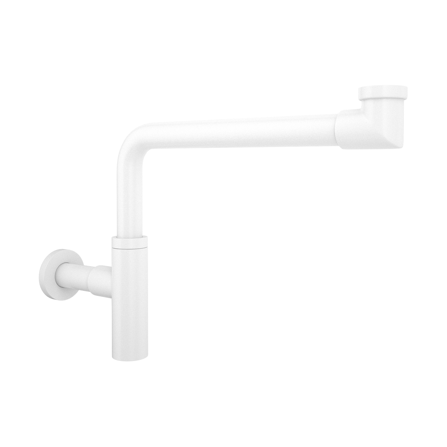сифон для умывальника wellsee drainage system 182128000 матовый белый