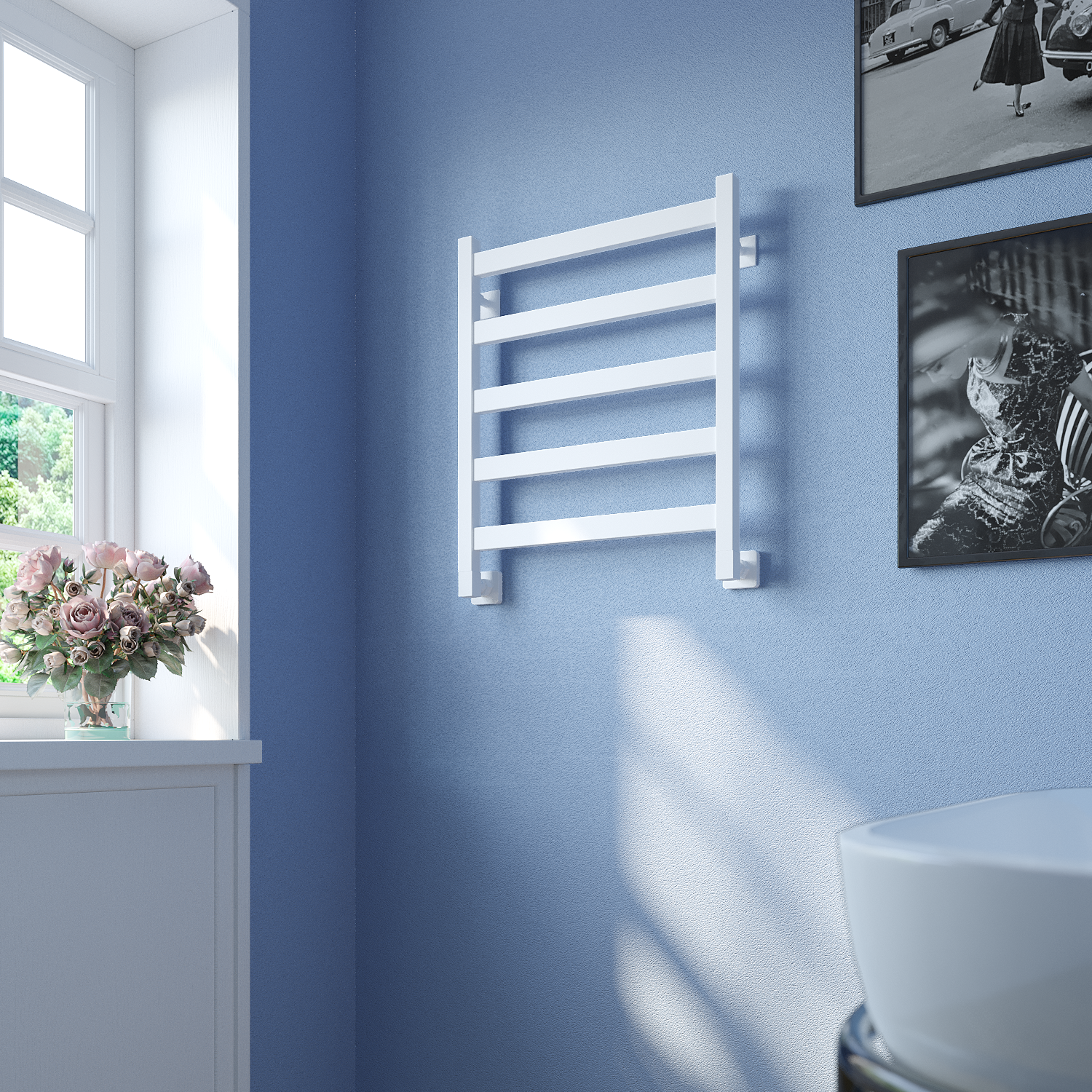 полотенцесушитель водяной stinox verona 50x60 белый матовый