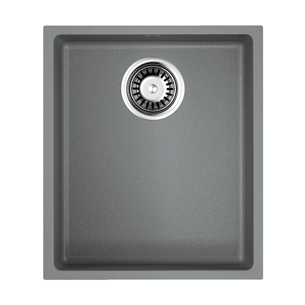 кухонная мойка omoikiri bosen 38-u-gr 38x44 leningrad grey
