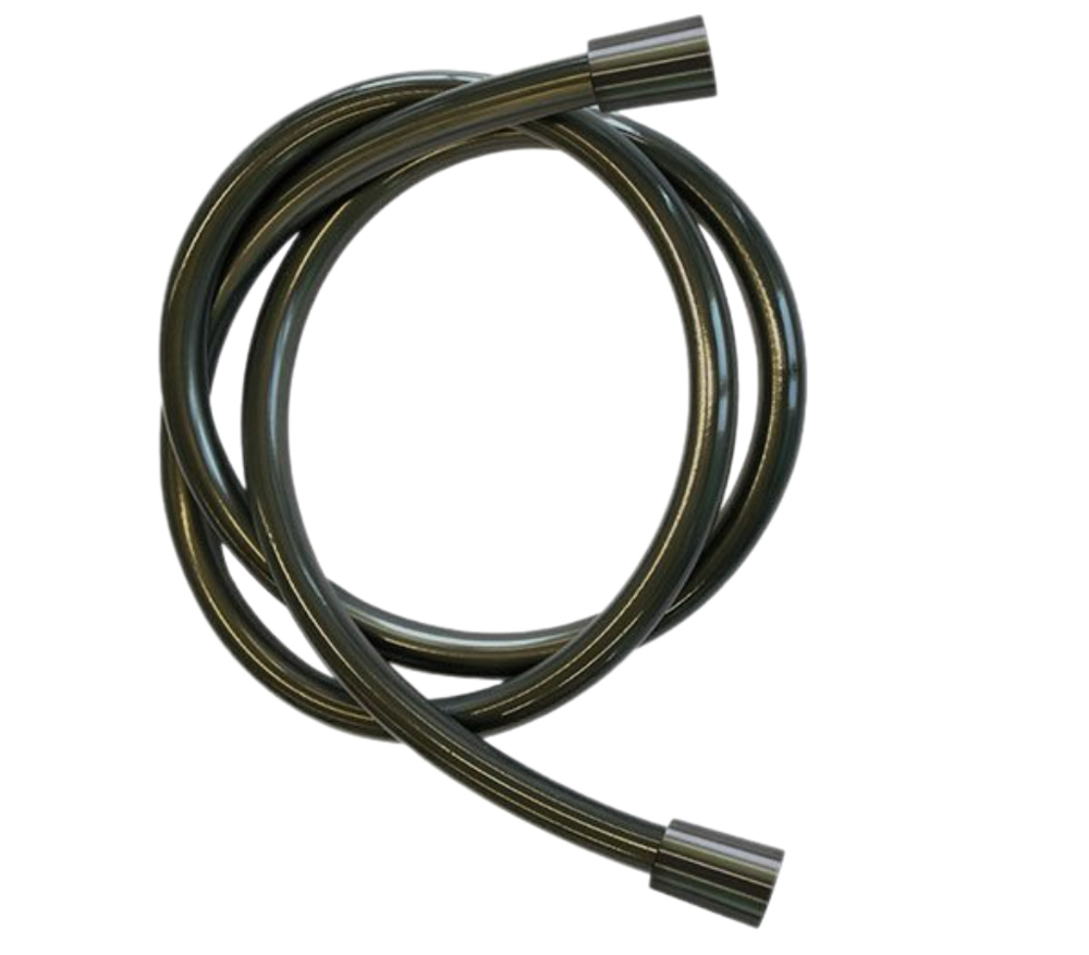 душевой шланг remer 332cn2g150cfp 150 см черный брашированный хром