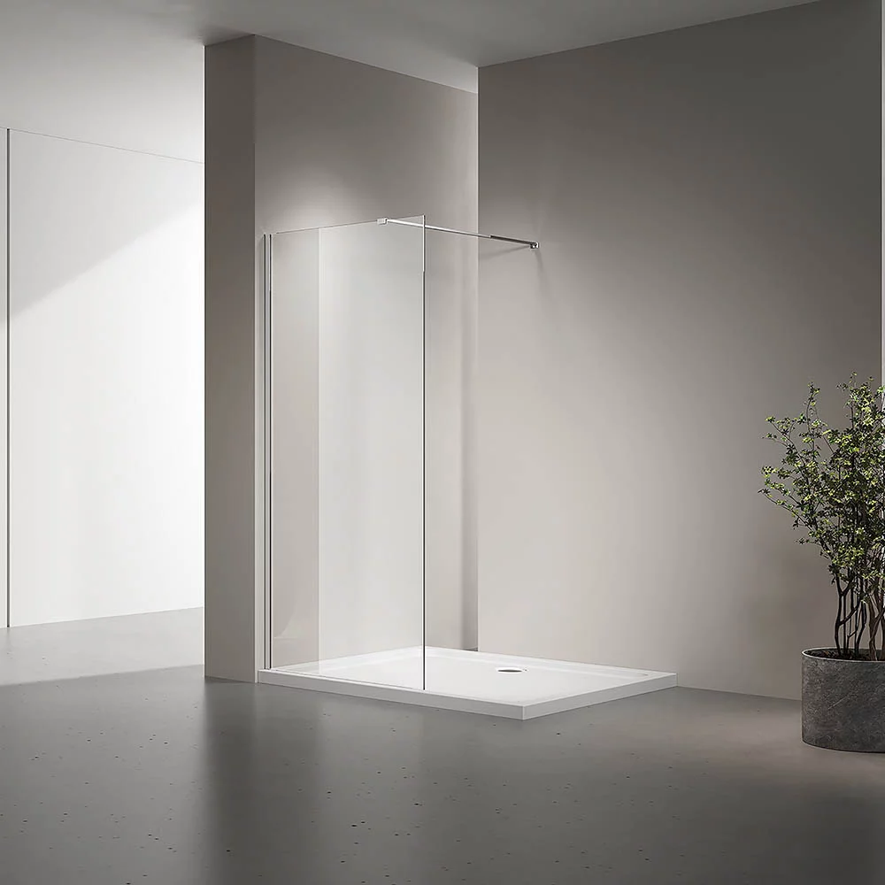 душевой уголок veconi korato kr-72 120x200 прозрачное стекло / профиль хром