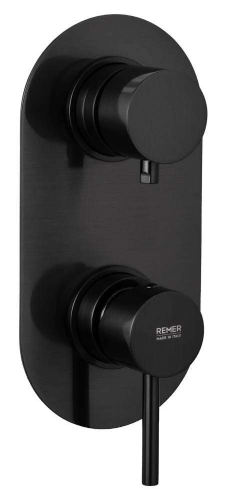 смеситель для душа remer x style x92kbcfp чёрный брашированный хром