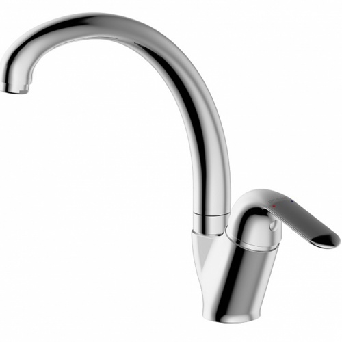 смеситель для кухни bravat simple f7135193cp-1-rus
