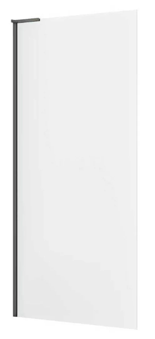 душевой уголок vincea walk-in vsw-7ha800clgm 80x200 стекло прозрачное / профиль вороненая сталь